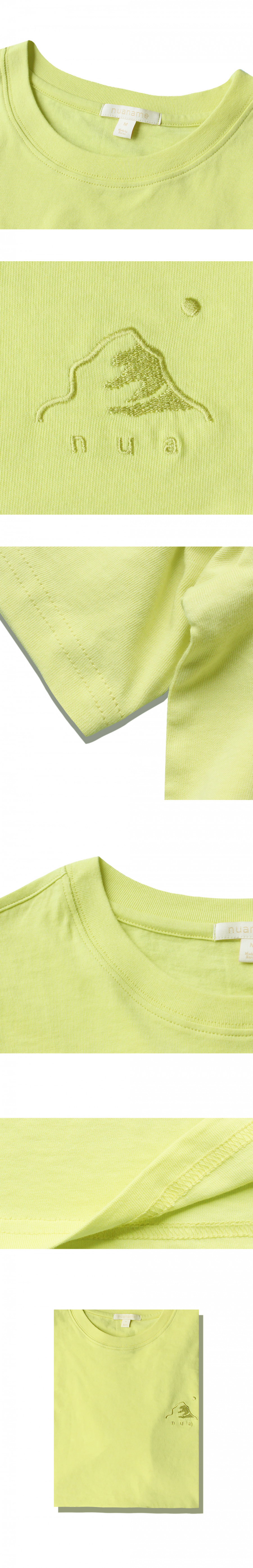 누아네임(NUANAME) nua slim fit_t ygreen
