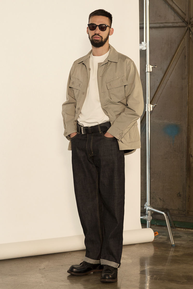 유니폼브릿지(UNIFORM BRIDGE) selvedge denim pants indigo