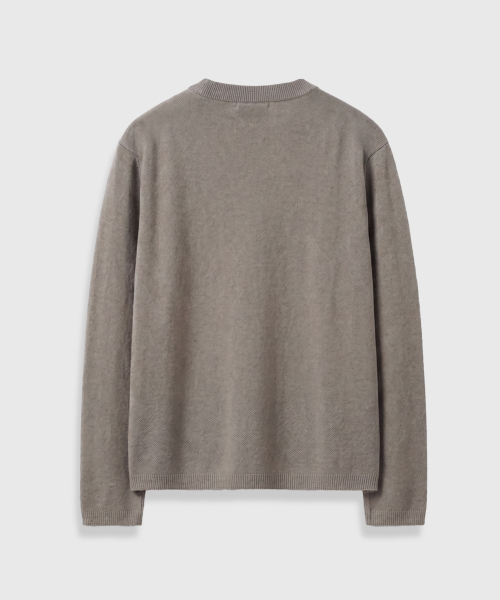 Hwaran Semiover Knit Mocha Beige