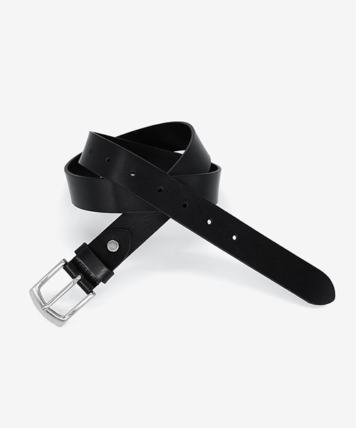 Minimal Leather Belt BLACK