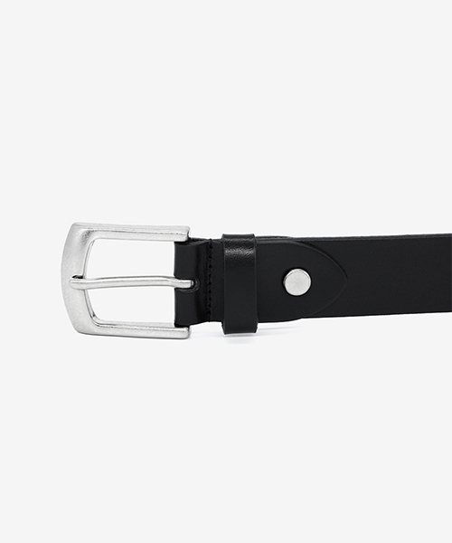 Minimal Leather Belt BLACK