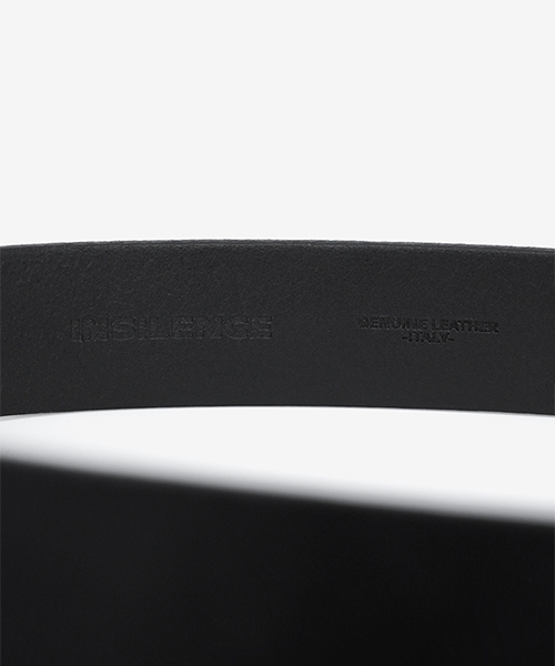 Minimal Leather Belt BLACK