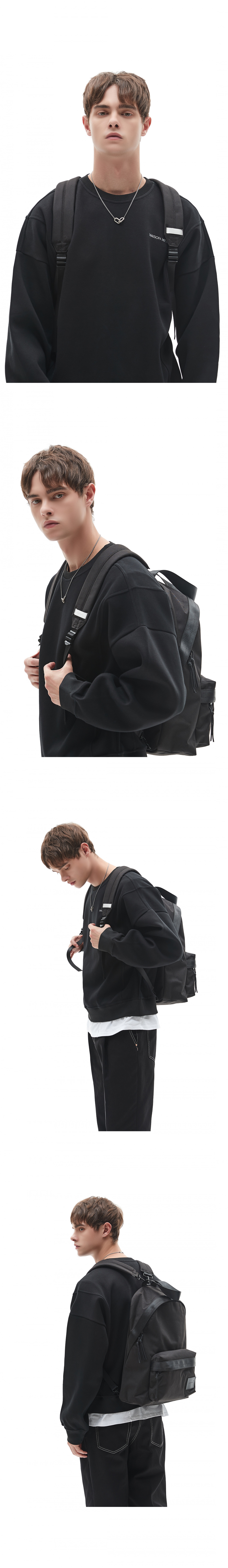 메종미네드(MAISON MINED) 2 IN 1 ONE POCKET BACKPACK