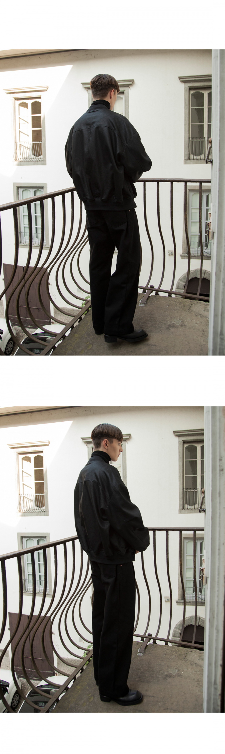 메종미네드(MAISON MINED) (3차 REORDER)BLACK OVER MA-1