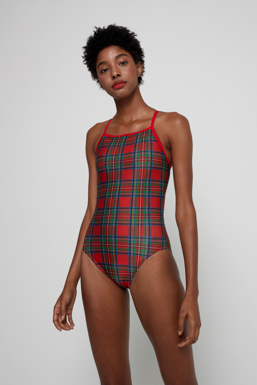 딜라잇풀(DELIGHTPOOL) Delightpool Tartan - Red