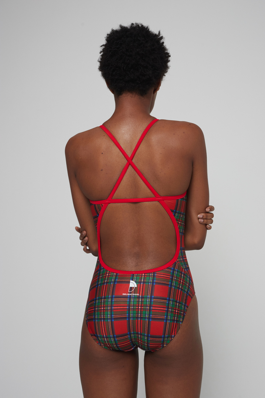 딜라잇풀(DELIGHTPOOL) Delightpool Tartan - Red