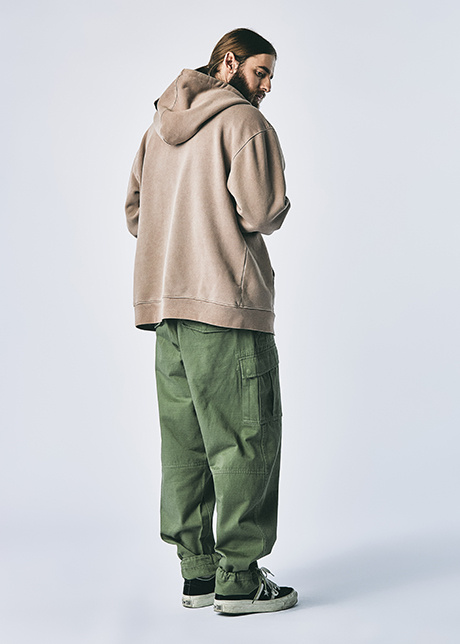 에스피오나지(ESPIONAGE) Jake Utility Cargo Pants Olive