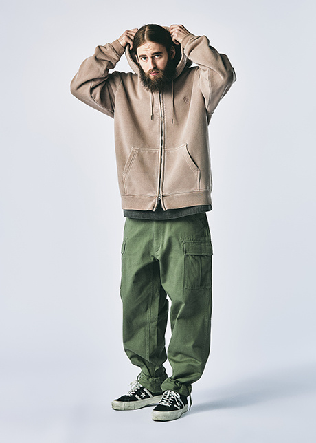 에스피오나지(ESPIONAGE) Jake Utility Cargo Pants Olive