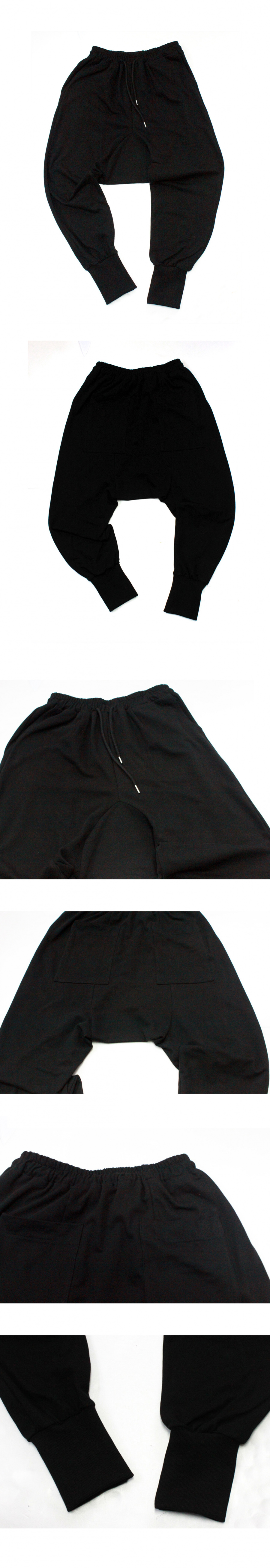 SOLID REAL EXHAUST SWEAT JOGGER PANTS BLACK (Demark) ＠SEOUL