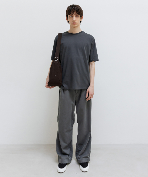 SUPIMA Cotton Premium T-Shirt DARK GREY