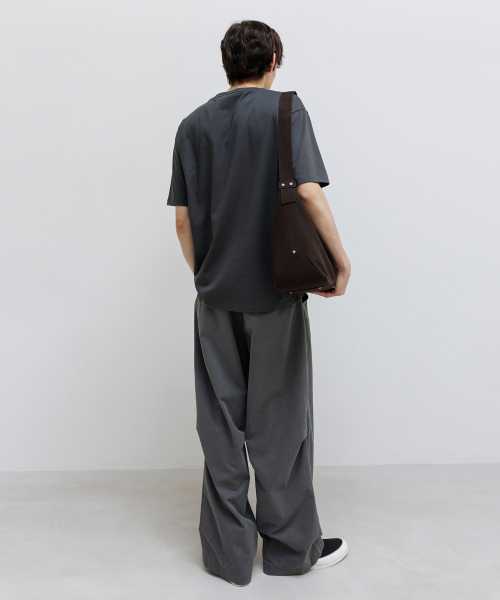 SUPIMA Cotton Premium T-Shirt DARK GREY