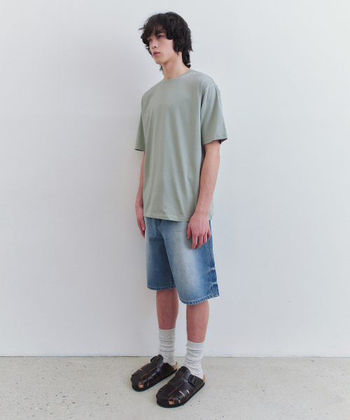 SUPIMA Cotton Premium T-Shirt SAGE GREEN