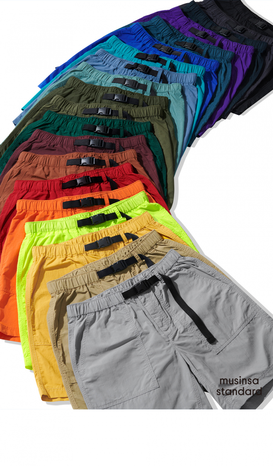 MUSINSA | MUSINSA STANDARD Utility Shorts [Black]