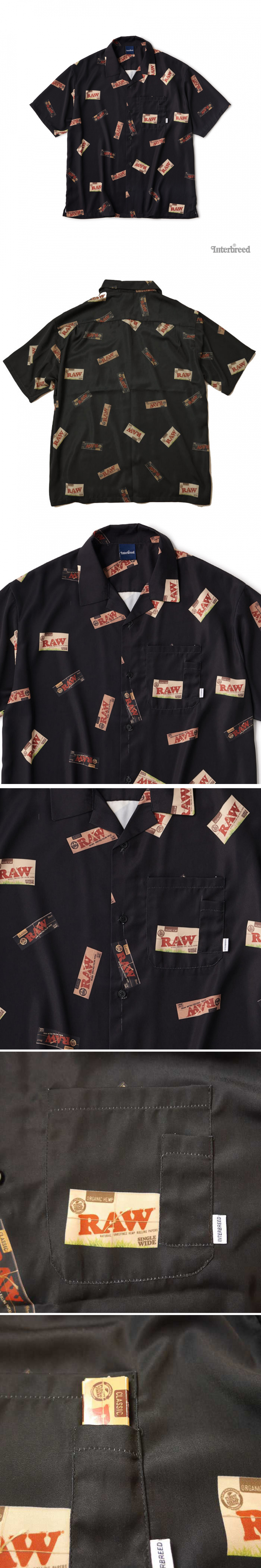 エバニュー RAW × INTERBREED Package Textile Shirts - シャツ