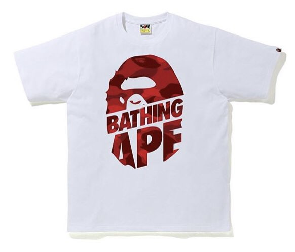 베이프(BAPE) COLOR CAMO PEEK APE HEAD TEE - 188,000원 | 무신사 스토어