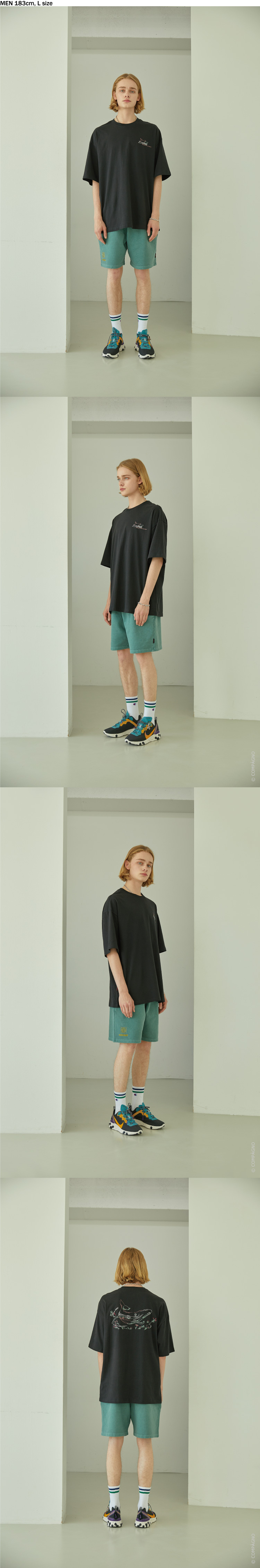 【CPGN STUDIO】Whale Flower Embroidery Short Sleeve MUSINSA | CPGN STUDIO [20S] WHALE FLOWER EMBROIDERED SHORT