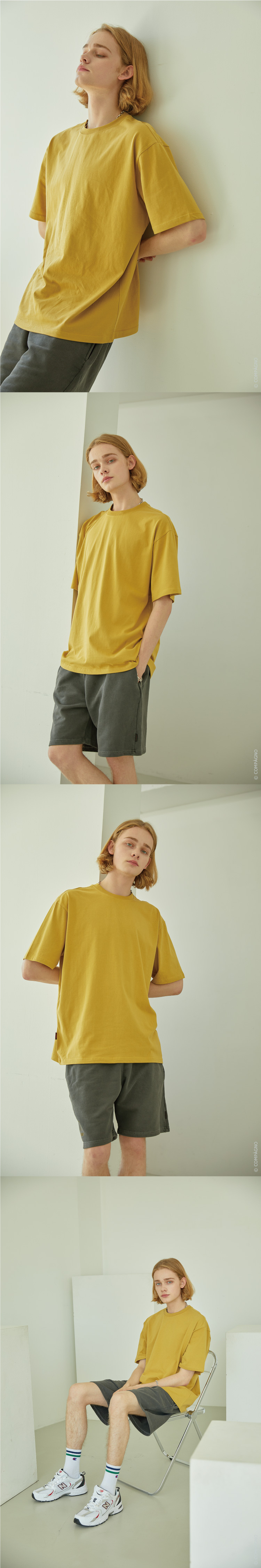 SHORT SLEEVE - 2 COLORS MUSTARD