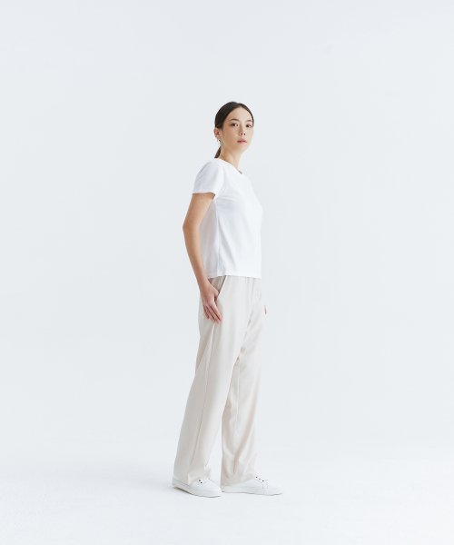 unisex semi wide banding slacks