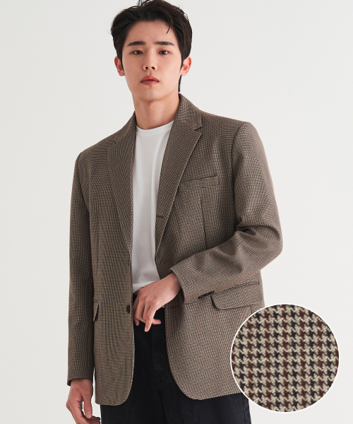 HOUND CHECK SWITCH SINGLE JACKET