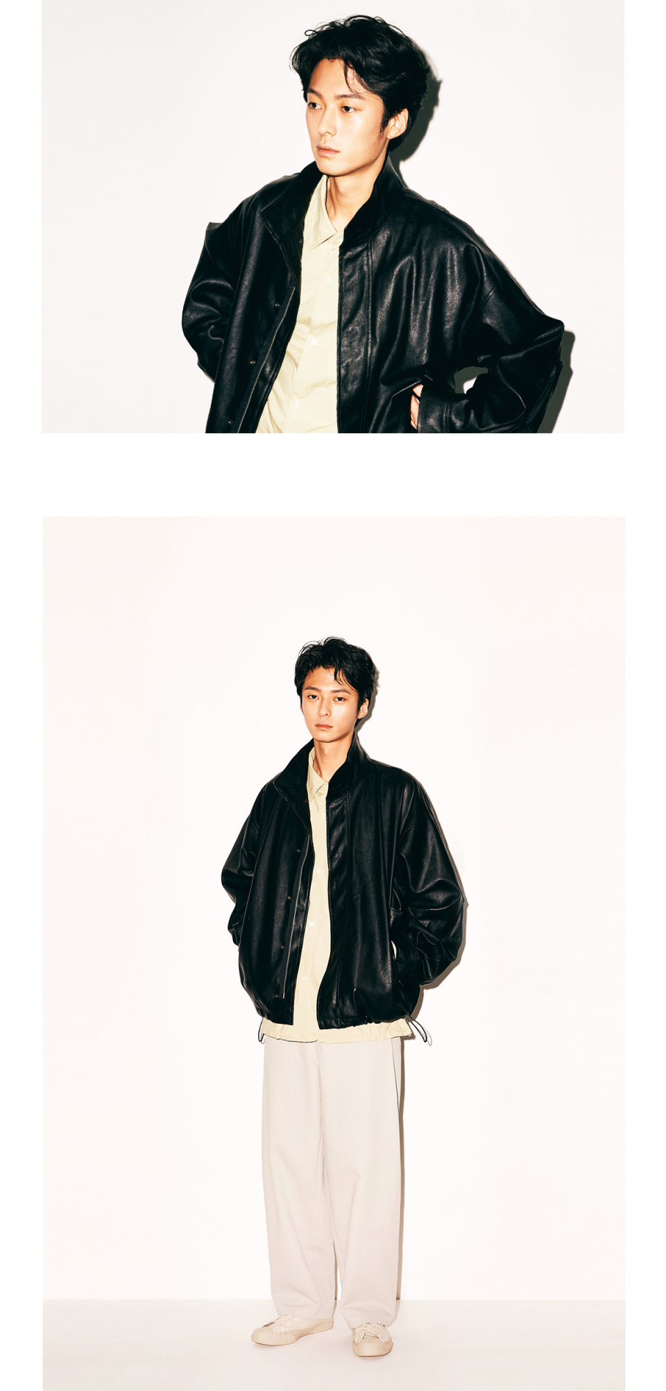 ジャケット・アウター PARTIMENTO Vegan Leather Jacket Black MUSINSA公式 | PARTIMENTO [Vegan Leather] Field Jacket Black