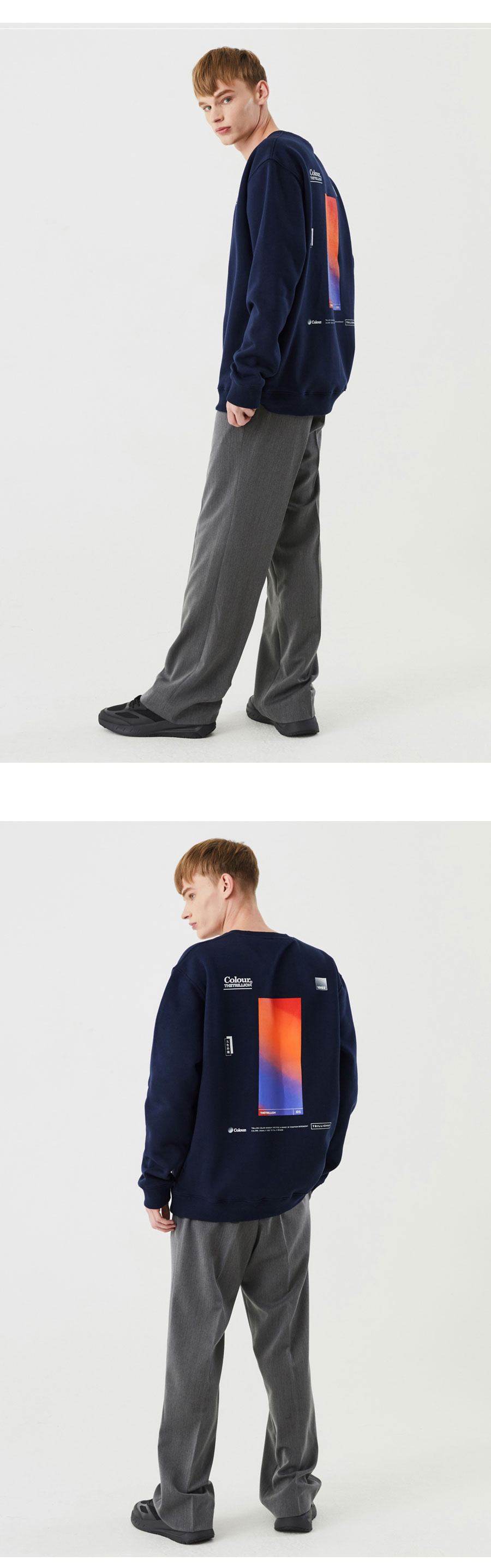 MUSINSA | TRILLION GRADIENT OVERSIZED SWEATSHIRT TR9SMT001