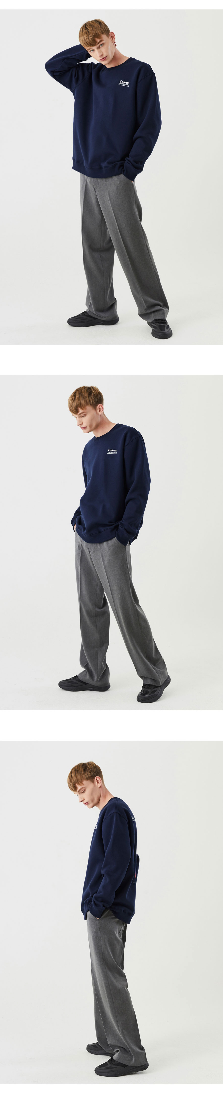 シャツ TRILLION Color gradient overfit sweatshirt TR9SMT001 BLUE TR MUSINSA | TRILLION GRADIENT OVERSIZED SWEATSHIRT TR9SMT001