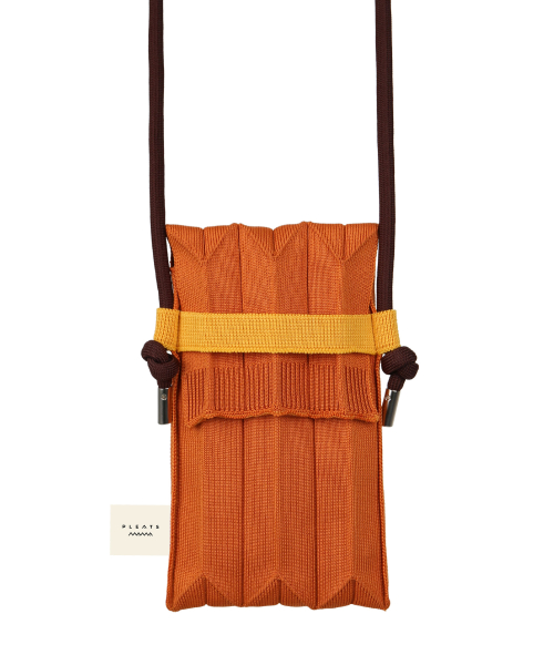 Knit Pleats Nano Bag JEJU Orange