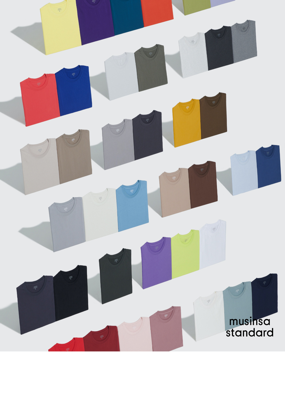 MUSINSA | MUSINSA STANDARD Basic Long Sleeve T-Shirt [Dusty