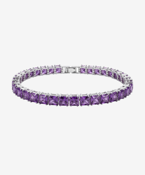 square cubic train bracelet