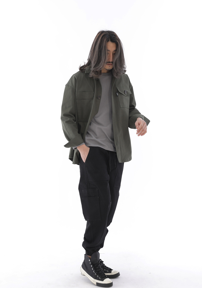 MUSINSA | SAINTCREW Two-layer wide cargo jogger pants W2