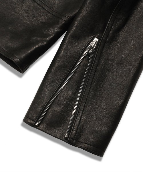 (premium) Lambskin vegetable 100 rider jacket