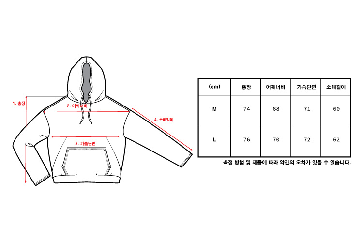 PIGMENT PANEL HOOD - 2 COLORS BLUE