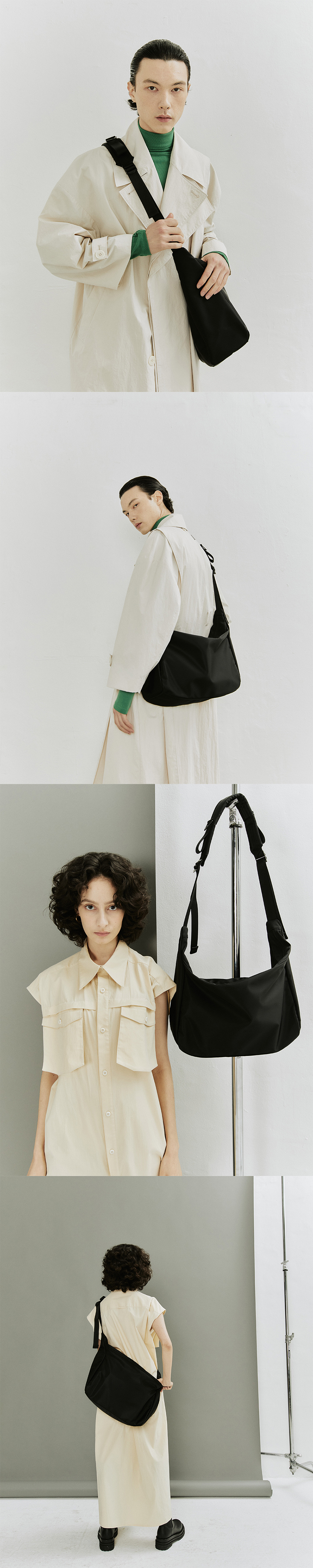 ☆HAH ARCHIVE☆ Shell Cross Bag Black S#scb_ MUSINSA | HAH ARCHIVE Shell Crossbody Bag (Black)
