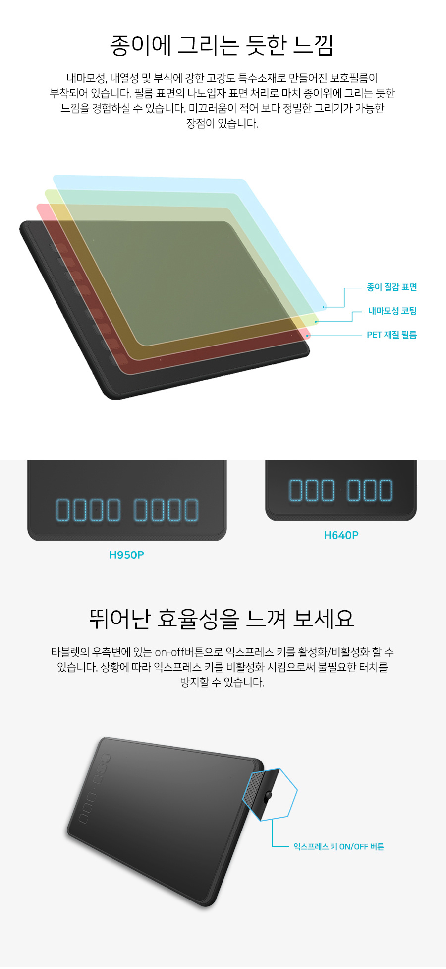 휴이온(Huion) Inspiroy H950P 펜 타블렛 - 99,000 | 무신사 스토어