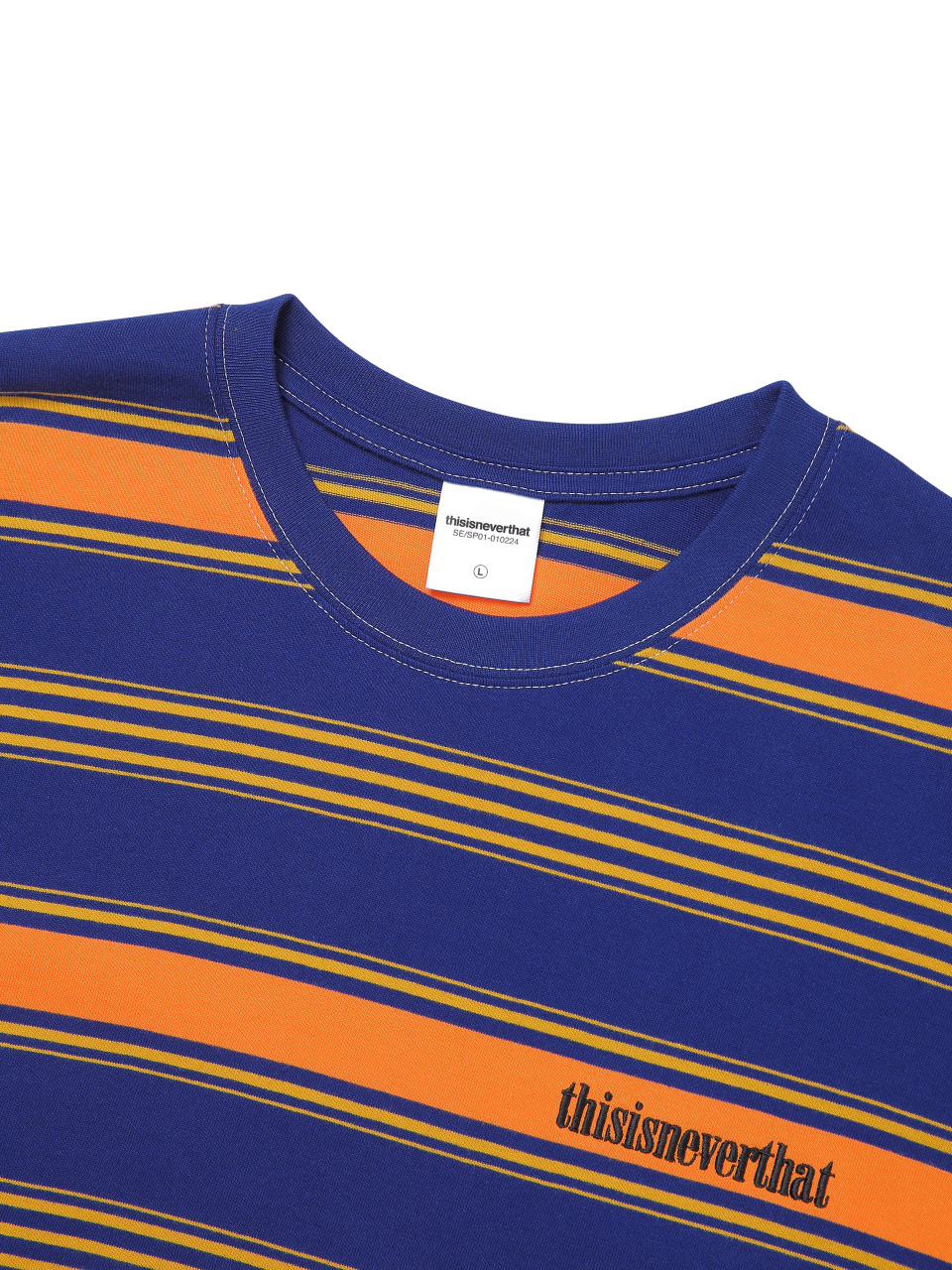【thisisneverthat】　L MUSINSA | thisisneverthat® Onyx Striped L/SL Top Orange/Yellow