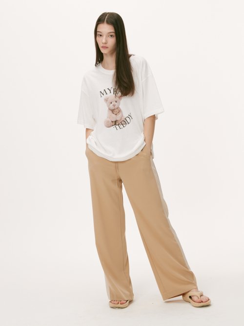 EASY LINE PANTS [BEIGE]