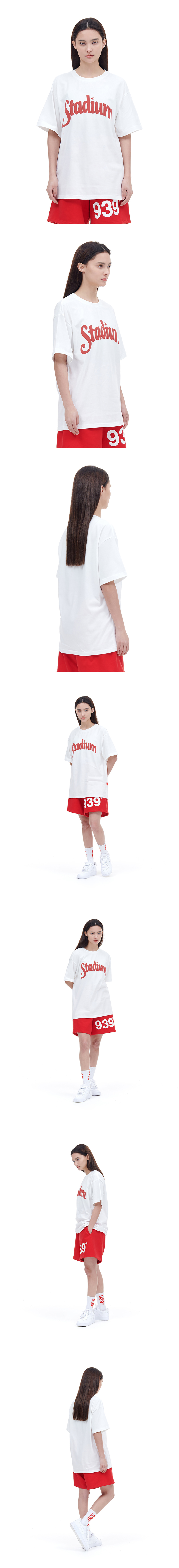 아카이브 볼드(ARCHIVE BOLD) STARDIUM EMBOSSED T-SHIRTS (WHITE)