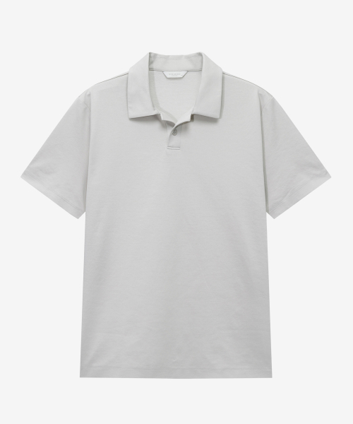[SUPIMA]Collar T-shirt. - 6color