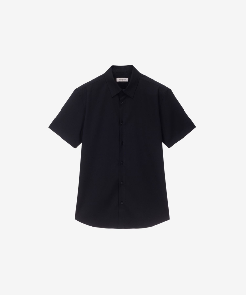 [SET][Easy Care] Spandex Dress Short Sleeve Shirt - 10color