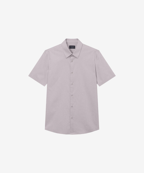 [SET][Easy Care] Spandex Dress Short Sleeve Shirt - 10color