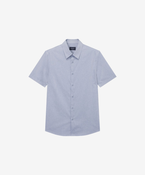 [SET][Easy Care] Spandex Dress Short Sleeve Shirt - 10color