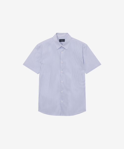 [SET][Easy Care] Spandex Dress Short Sleeve Shirt - 10color
