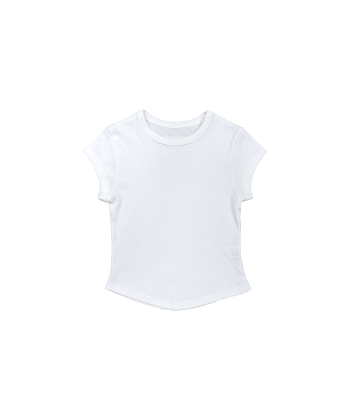 C 90S LINE BASIC T-SHIRT_WHITE