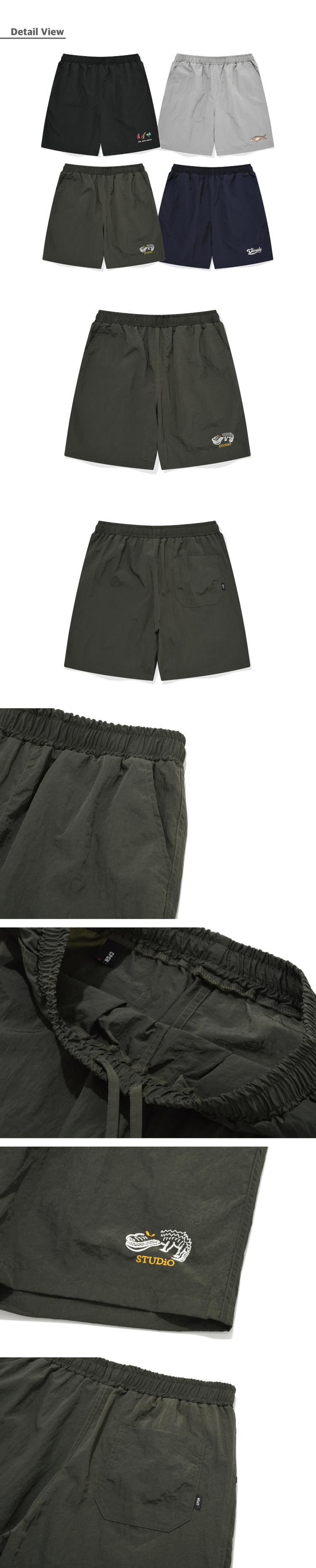 FLORIDA NYLON PANTS - 4 COLORS KHAKI