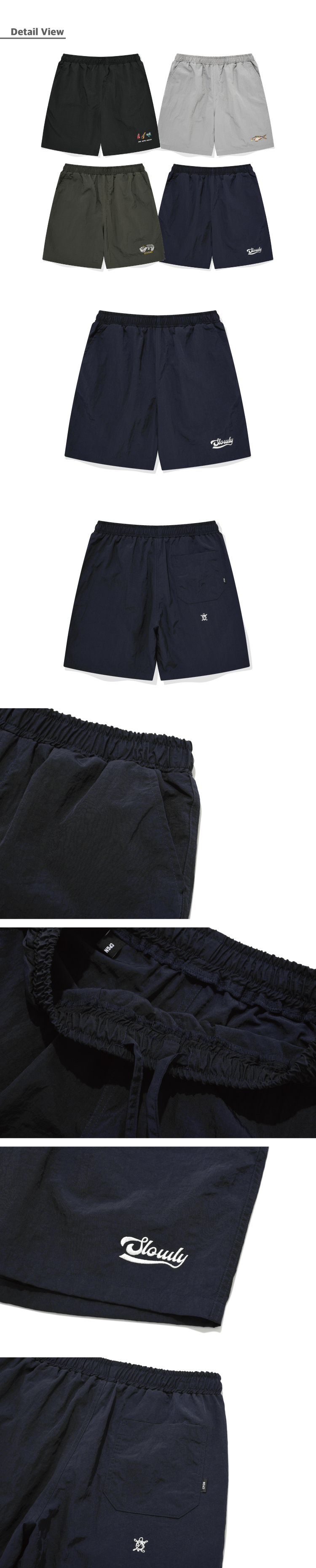 FLORIDA NYLON PANTS - 4 COLORS NAVY