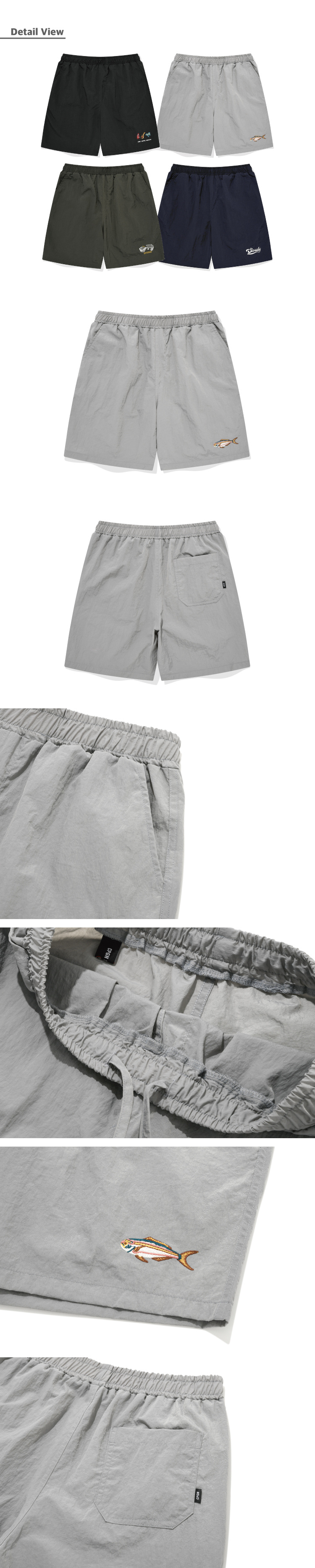 FLORIDA NYLON PANTS - 4 COLORS GREY