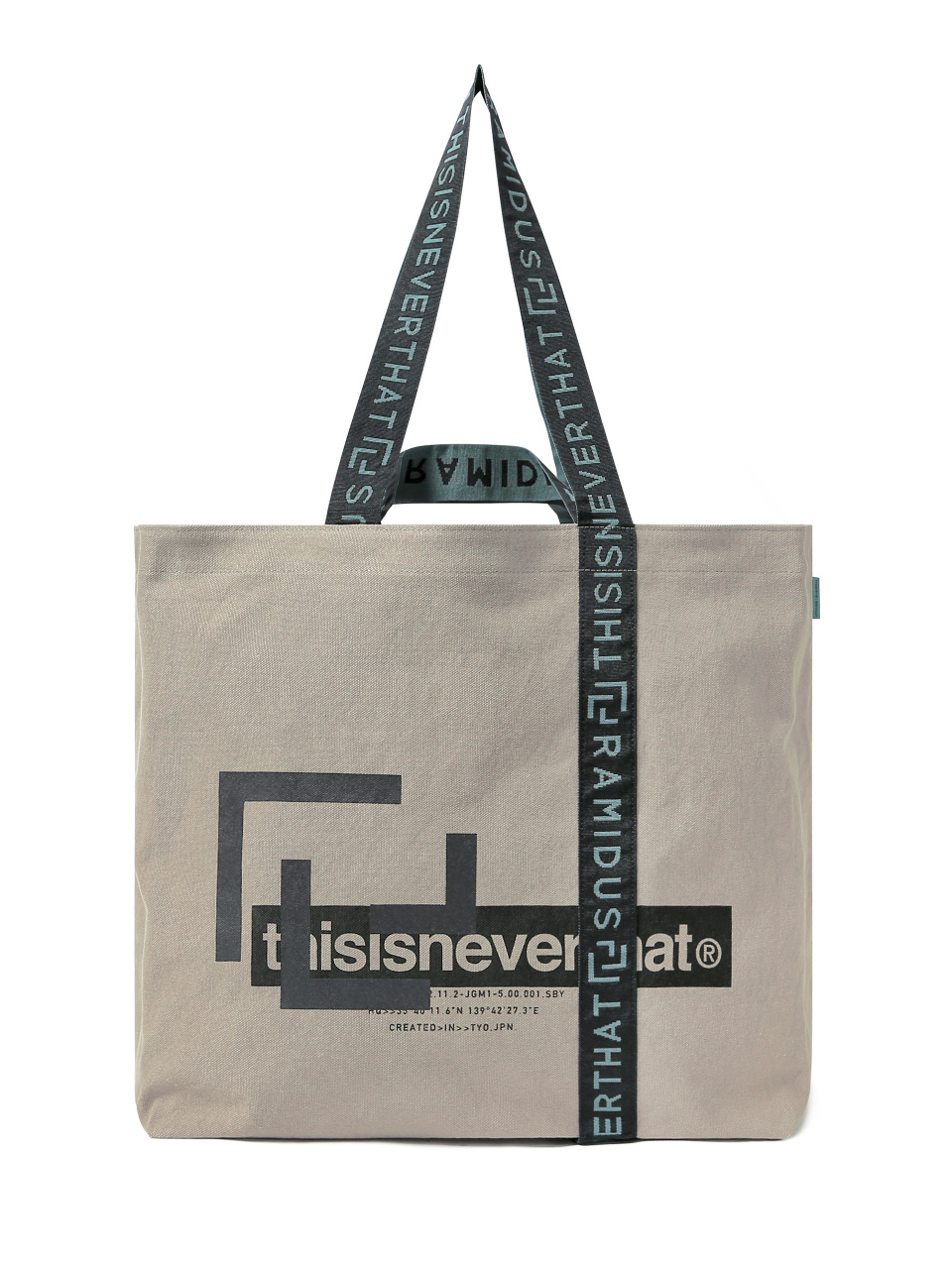 MUSINSA公式 | thisisneverthat® TNT x RAMIDUS TOTE BAG (L) Gray