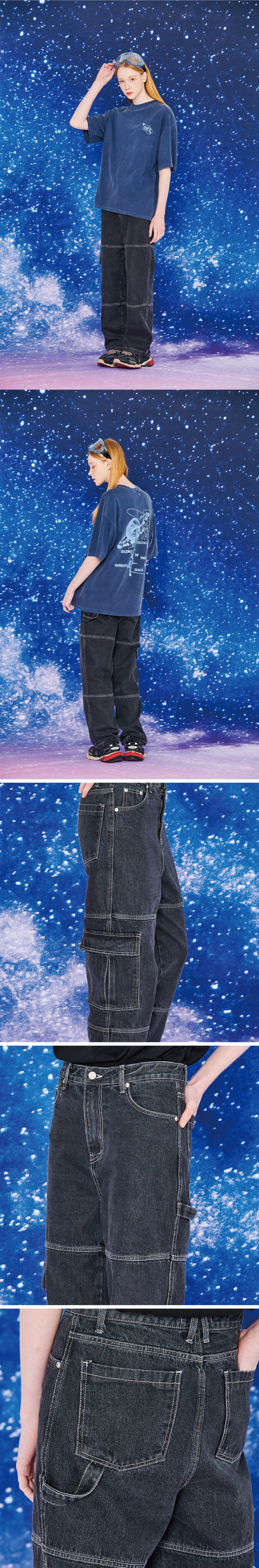 CARPENTER CARGO PANTS - 3 COLORS BLACK