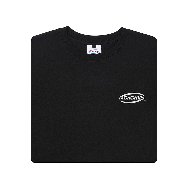 맥앤칩스(MCNCHIPS) OG LINE-M LOGO T-shirt [black] - 39,000 | 무 