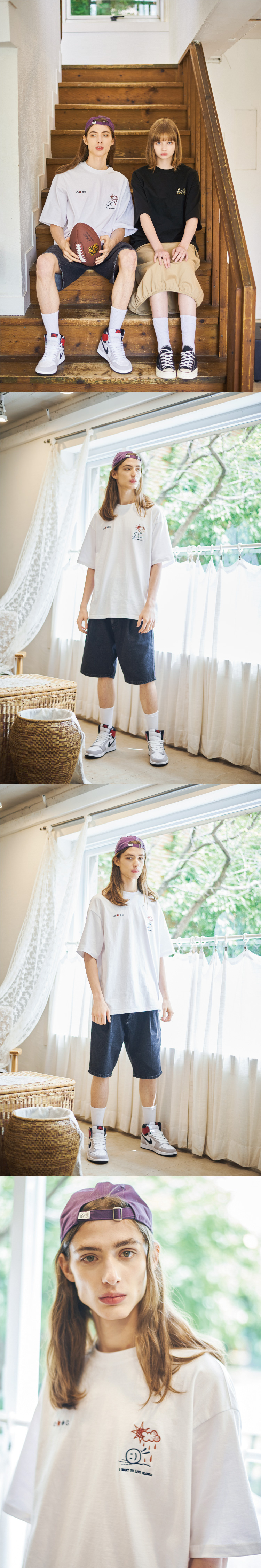 【CPGN STUDIO】Run Smile Embroidery Short Sleeve MUSINSA | CPGN STUDIO NICE WEATHER EMBROIDERED SHORT SLEEVE